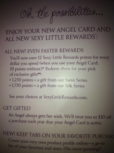 Victoria's Secret card rewards